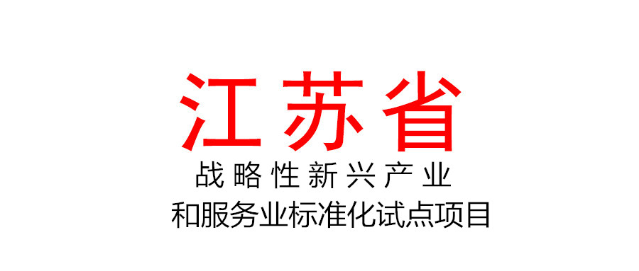 申報2022年江蘇省戰略性新興產業和服務業標準化試點項目